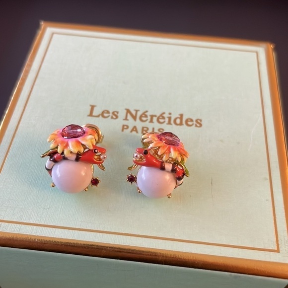 Les NEREIDES snake 🐍 earrings - Picture 3 of 3